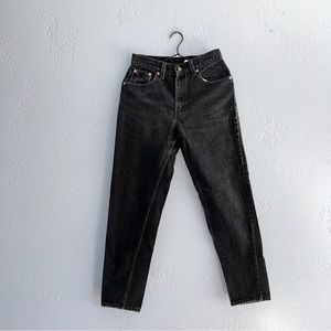 Levi’s 17550-0260 Black Faded Mom Jeans Size 7/27” Vintage 90s
